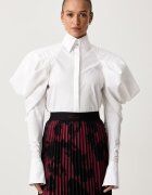 Karl Lagerfeld cămașă pentru femei din bumbac KL STUDIO
