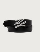 Karl Lagerfeld curea reversibilă pentru femei din piele