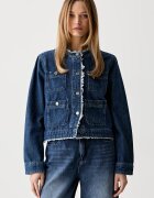 Karl Lagerfeld geacă de blugi pentru femei din denim