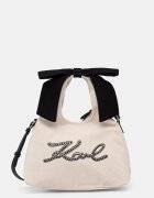 Karl Lagerfeld geantă crossbody pentru femei din bumbac K/SIGNATURE