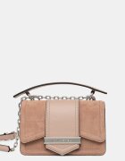 Karl Lagerfeld geantă crossbody pentru femei din piele întoarsă K/NOVA