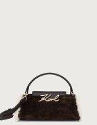 Karl Lagerfeld geantă crossbody pentru femei din piele întoarsă K/SIGNATURE