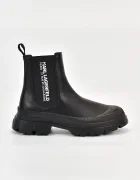 Karl Lagerfeld ghete scurte pentru bărbați din piele Trekka Mens
