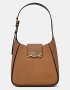 Karl Lagerfeld hobo bag pentru femei din piele întoarsă K/SIGNATURE