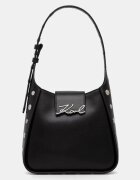 Karl Lagerfeld hobo bag pentru femei din piele K/SIGNATURE