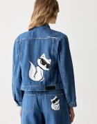 Karl Lagerfeld jachetă pentru femei din denim IKON