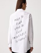 Karl Lagerfeld Jeans cămașă de damă din bumbac x Pietro Terzini