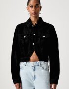 Karl Lagerfeld Jeans geacă de tranziție pentru femei din denim