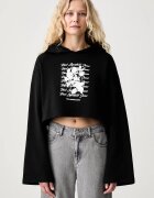 Karl Lagerfeld Jeans hanorac cu glugă pentru femei din bumbac