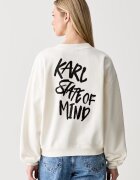 Karl Lagerfeld Jeans hanorac oversized pentru femei din bumbac