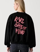 Karl Lagerfeld Jeans hanorac oversized pentru femei din bumbac