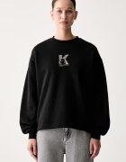 Karl Lagerfeld Jeans hanorac pentru femei din bumbac