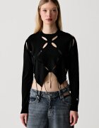Karl Lagerfeld Jeans pulover pentru femei cu vâscoză