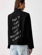 Karl Lagerfeld Jeans sacou cu un singur rând de nasturi pentru femei x Pietro Terzini