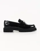 Karl Lagerfeld loafers slip-on pentru femei din piele Lowell
