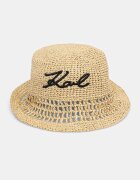 Karl Lagerfeld pălărie de paie pentru femei K/SIGNATURE