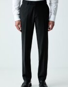 Karl Lagerfeld pantaloni de costum pentru bărbați cu lână