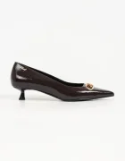 Karl Lagerfeld pantofi cu toc stiletto din piele Pasha