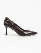 Karl Lagerfeld pantofi cu toc stiletto din piele Sienna