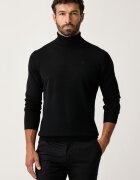 Karl Lagerfeld pulover cu guler înalt pentru bărbați din lână