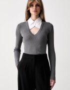Karl Lagerfeld pulover pentru femei cu vâscoză