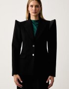 Karl Lagerfeld sacou cu un singur rând de nasturi pentru femei cu vâscoză KL STUDIO