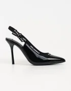 Karl Lagerfeld stilettos de piele Sarabande