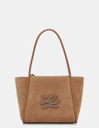 Karl Lagerfeld tote bag pentru femei din piele întoarsă K/AUTOGRAPH
