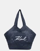 Karl Lagerfeld tote bag pentru femei împletită K/SIGNATURE