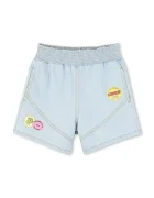 Kenzo kids pantaloni scurti din denim pentru copii