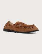 Kenzo loafers slip-on pentru femei din piele întoarsă