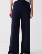Kenzo pantaloni straight pentru femei cu amestec de lână
