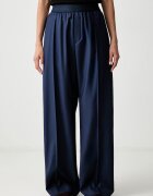 Kenzo pantaloni wide leg pentru femei din lână