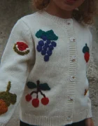 Konges Sløjd cardigan pentru copii cu lână FRUITY CARDIGAN