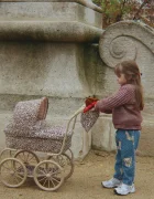 Konges Sløjd cărucior de păpuși pentru copii LEO MINNIE DOLL PRAM
