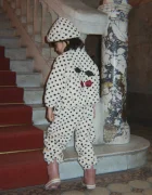 Konges Sløjd jachetă pentru copii din polar JODY EMBROIDERY TEDDY JACKET GRS