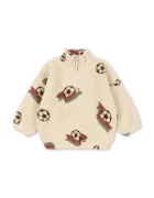 Konges Sløjd jachetă pentru copii din polar JODY TEDDY HALF ZIP GRS