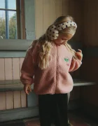 Konges Sløjd jachetă pentru copii din polar JODY TEDDY JACKET GRS