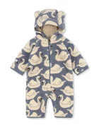 Konges Sløjd salopetă pentru copii din polar JODY TEDDY ONESIE GRS