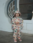 Konges Sløjd salopetă pentru copii RAINY PALME SET GIRL