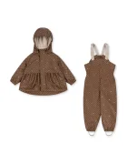 Konges Sløjd salopetă pentru copii RAINY PALME SET GIRL