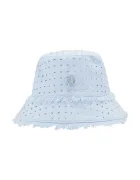 Kurt Geiger London bucket hat pentru femei din bumbac KENSINGTON