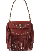 Kurt Geiger London geantă crossbody pentru femei din piele întoarsă OXFORD