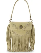 Kurt Geiger London geantă crossbody pentru femei din piele întoarsă OXFORD