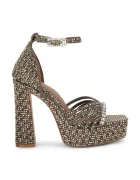 Kurt Geiger London sandale cu toc Crystal Strap Platform