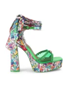 Kurt Geiger London sandale cu toc Vinyl Tie Platform