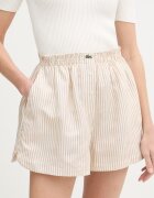 Lacoste pantaloni scurți pentru femei din in