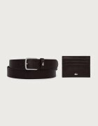 Lacoste set cardholder și curea pentru bărbați din piele