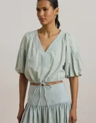 Lauren Ralph Lauren bluză din bumbac