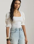 Lauren Ralph Lauren bluză pentru femei din bumbac
